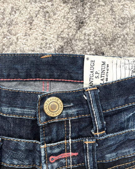 AVANTGAUGE "SYNTHETIC MEMORY" DOUBLE WAIST DENIM