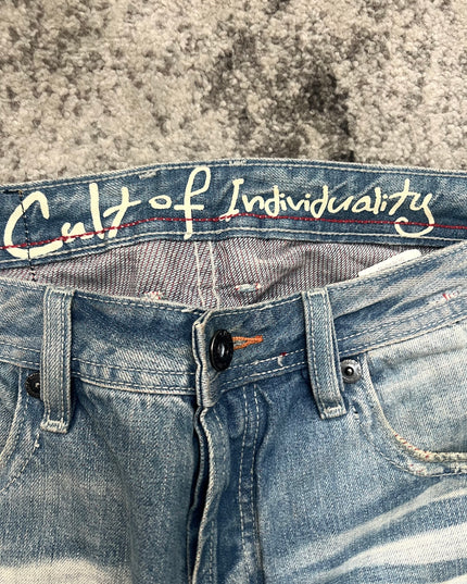 CULT OF INDIVIDUALITY "CHAOS WASH" DENIM
