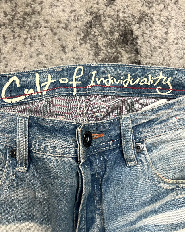 CULT OF INDIVIDUALITY "CHAOS WASH" DENIM