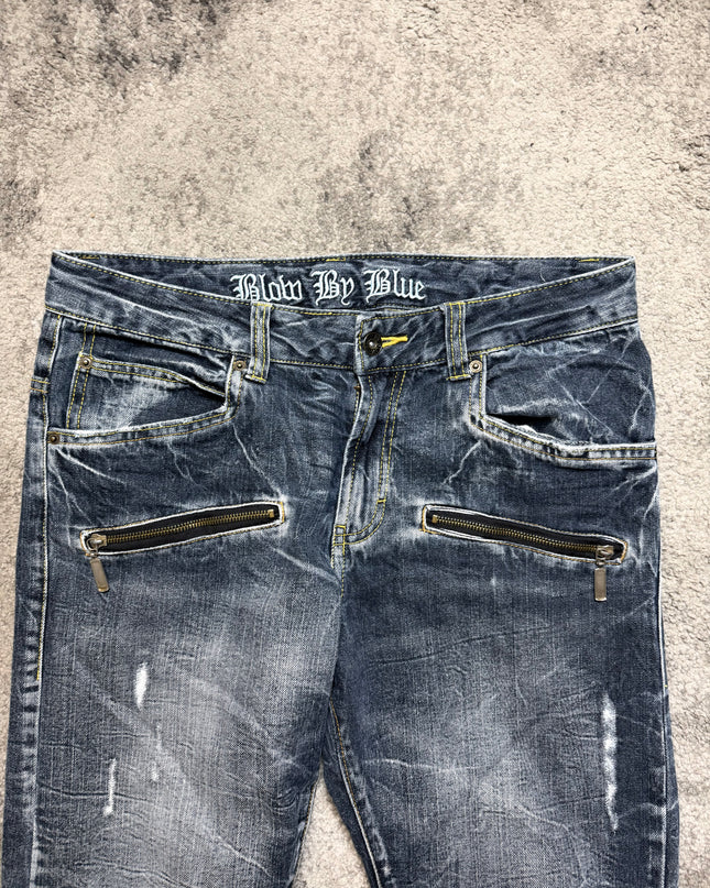BLOW "ZIPLINE FADE" DENIM