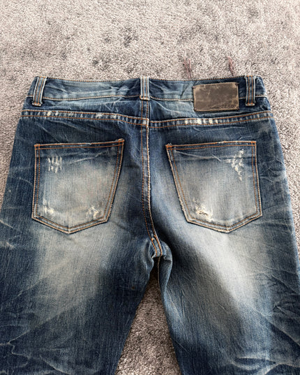 NUMBER ZERO "SUNFADE DAMAGE" DENIM (M-L)