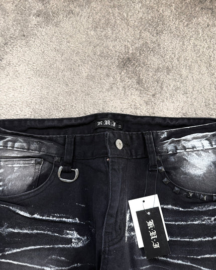 K.U.I "MIDNIGHT SLASH" DENIM