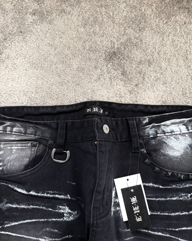 K.U.I "MIDNIGHT SLASH" DENIM