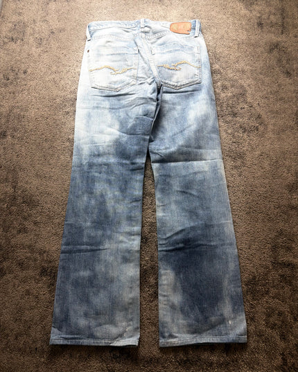 GOLD SIGN "WASHED" DENIM