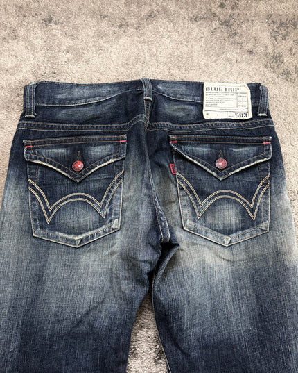 BLUETRIP "CRASH WHISKER FADE" DENIM (L)