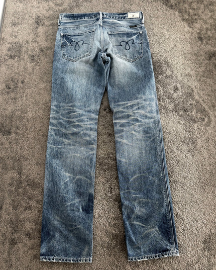 BLUE WAY "ICE FADE" SLIM DENIM (S-M)