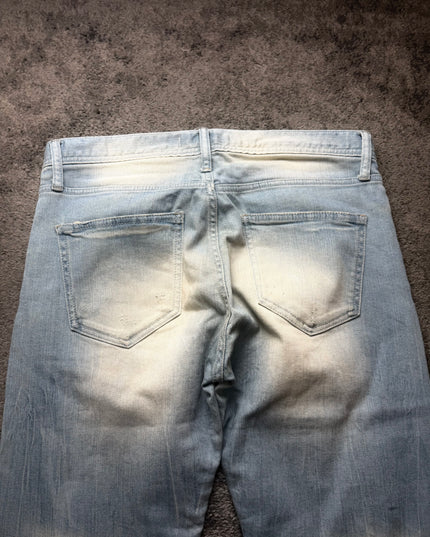 COOK JEANS "BLEACHED WOUNDS" DENIM (M)