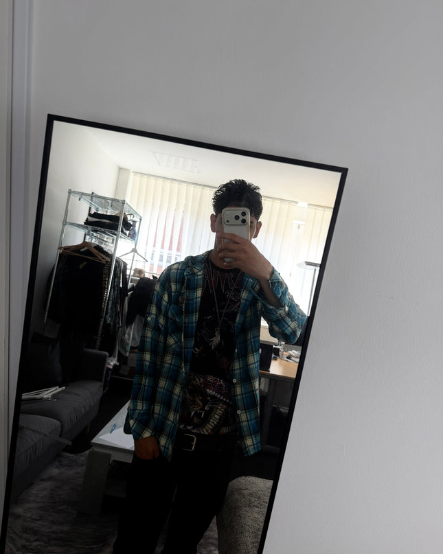 RUSS K "SKYLINE HOODED" FLANNEL (M)
