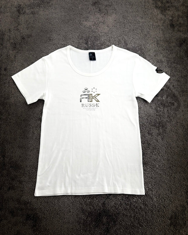 RUSS K "SILENT CROWN THEORY" TEE (S-M)