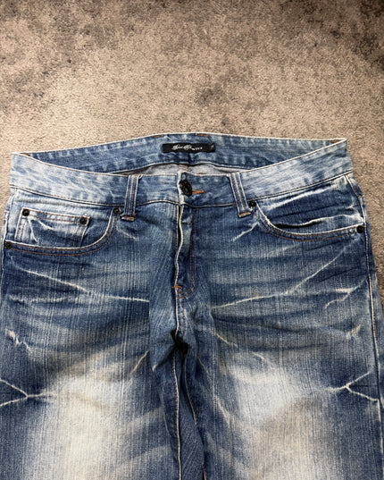 ROOT THREE "GHOST FADE STRAIGHT" DENIM