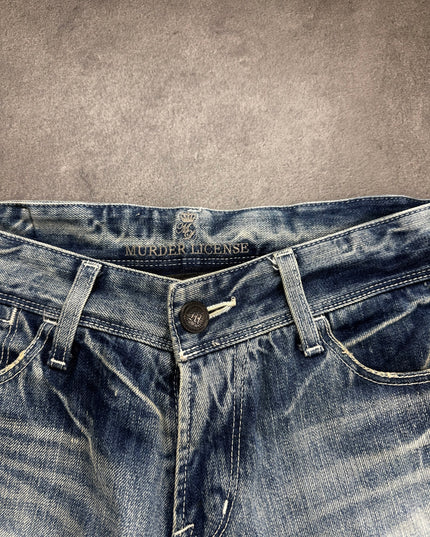 MURDER LICENSE "BLEACHED SILENCE" DENIM (S)