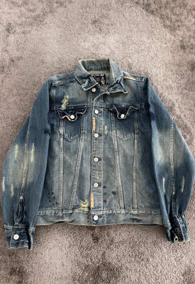 THREE STONES "DUST FADE" DENIM JACKET