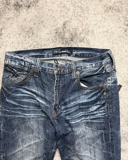 ORIRIN "CRACKED INDIGO" DENIM