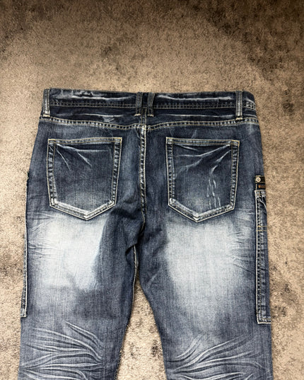 MICHEL KLEIN "FRACTURED SILENCE" DENIM