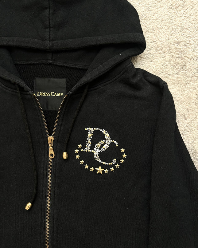 DRESS CAMP EMBELLISHED ZIP HOODIE