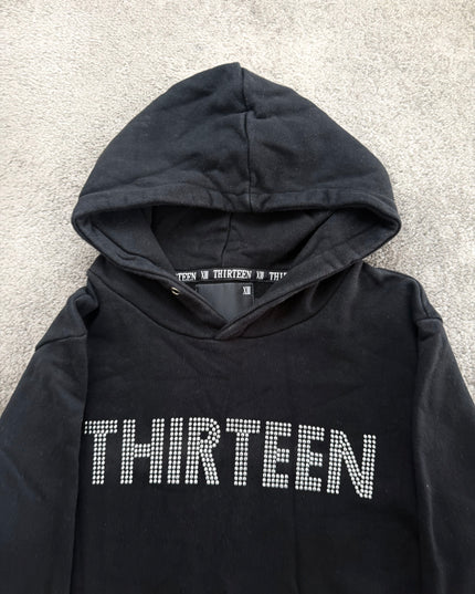 THIRTEEN JAPAN "CRYSTAL LOGO" HOODIE (S-M)