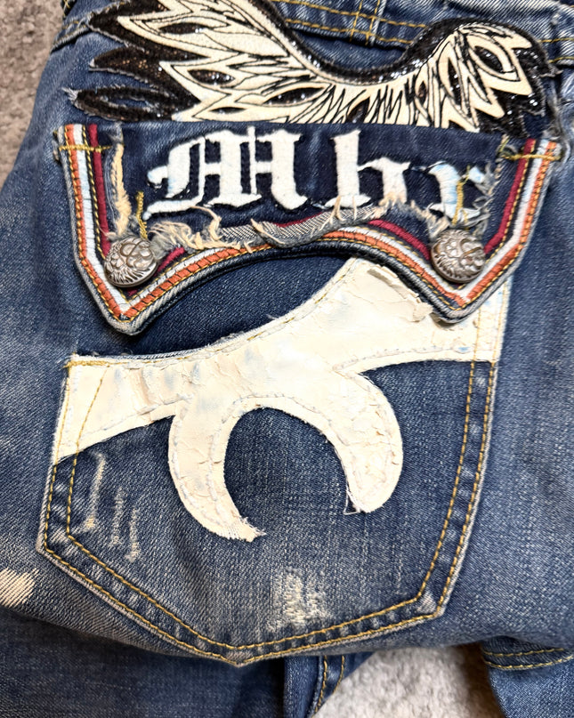 MHR310 "WINGED OUTLAW BLUES" DENIM