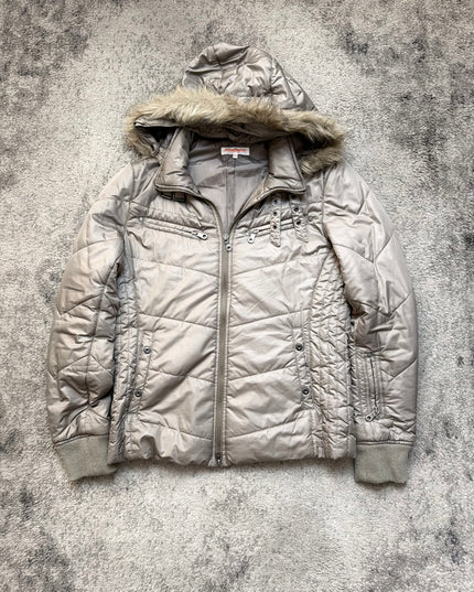 HIDEAWAYS "SILVER MIRAGE" PUFFER