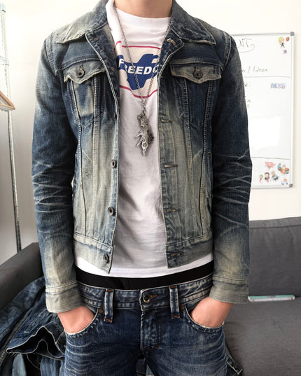 FUGA "HEAVY WASHED INDIGO" DENIM (S)