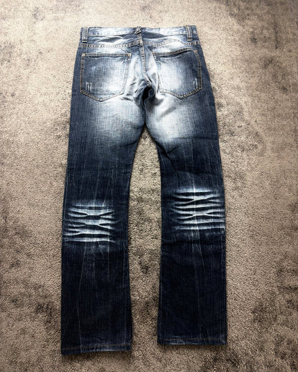 K.U.I "WHITE STATIC" DENIM