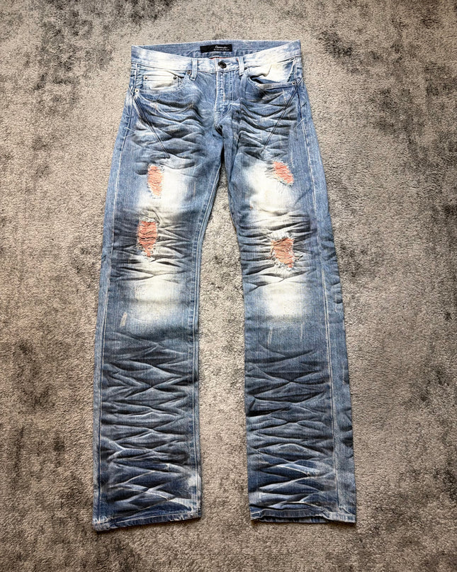 DOMINATE "CRACKED MIRAGE" DENIM