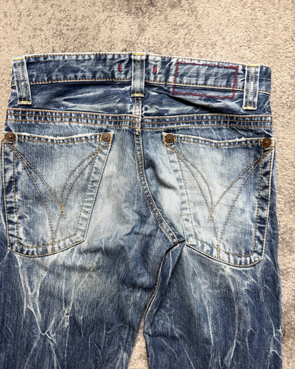 BLUE WAY "AFTERIMAGE FADE" DENIM
