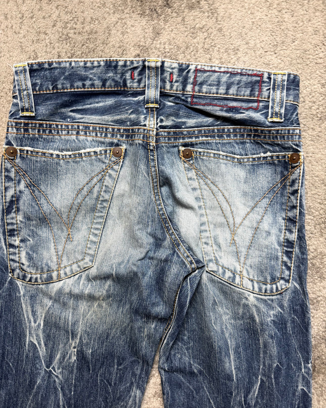 BLUE WAY "AFTERIMAGE FADE" DENIM