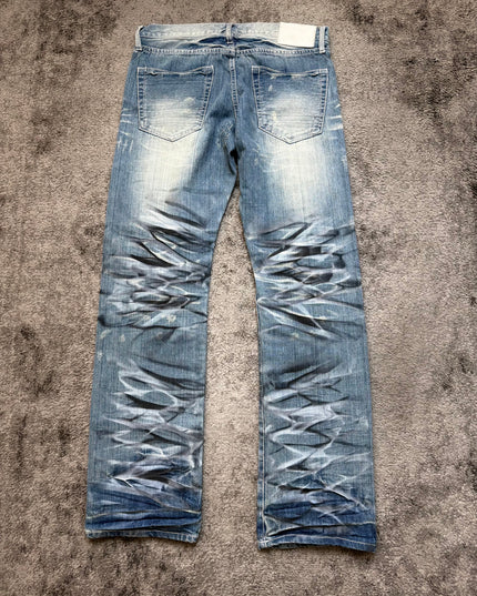 URBAN CRAFT "TORN ECLIPSE" DENIM