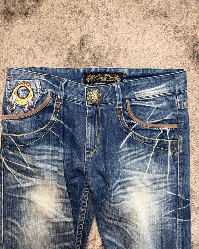 RED PEPPER "RADIANT FLASH" DENIM