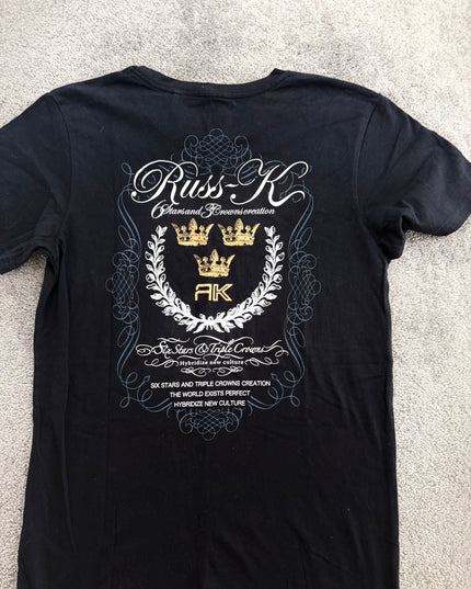 RUSS K "SCRIPT LOGO" TEE (M)