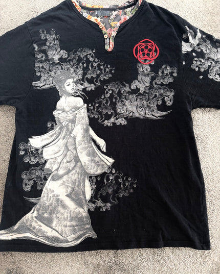 BULLET NOISE "GEISHA SMOKE" TEE (L-XL)
