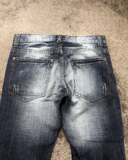 K.U.I "WHITE STATIC" DENIM