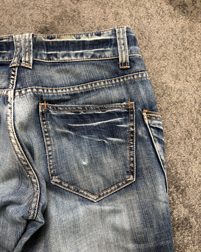 MICHEL KLEIN "SILVER FADE" DENIM