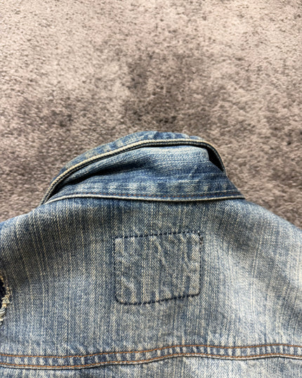 JACKROSE "BROKEN FADE" DENIM JACKET