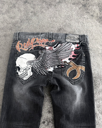 RED PEPPER "SHADOW FADE" DENIM (M)