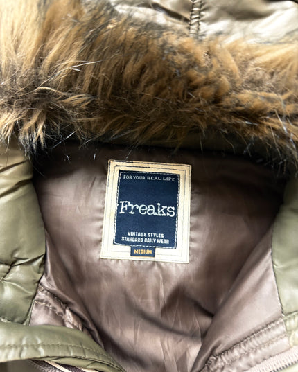 FREAKS "OLIVE NOISE" PUFFER