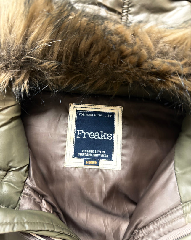 FREAKS "OLIVE NOISE" PUFFER