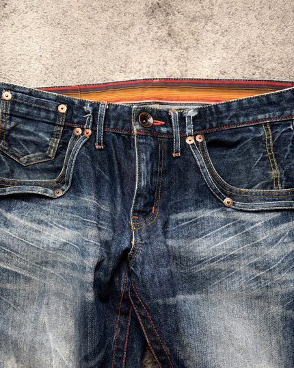 IBJ "FRACTURED FADE" DENIM