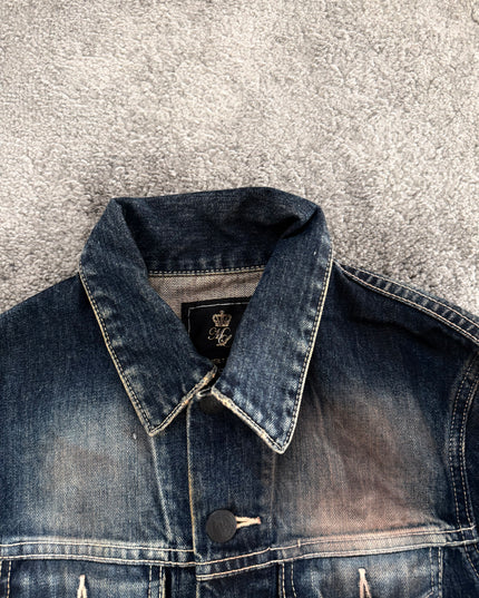 MURDER LICENSE "BURN FADE RIDER" DENIM JACKET