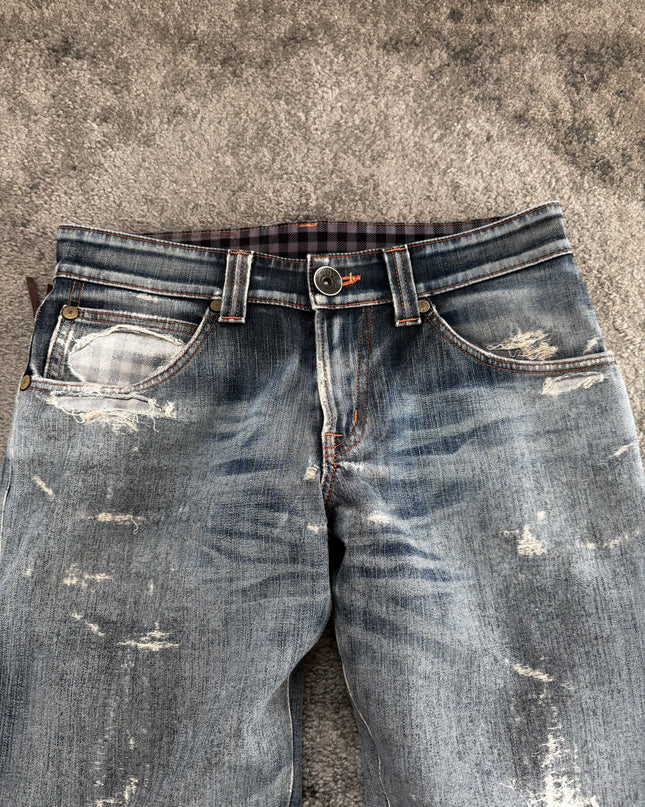 BLUE TRIP "ASH FADE FLOW" DENIM