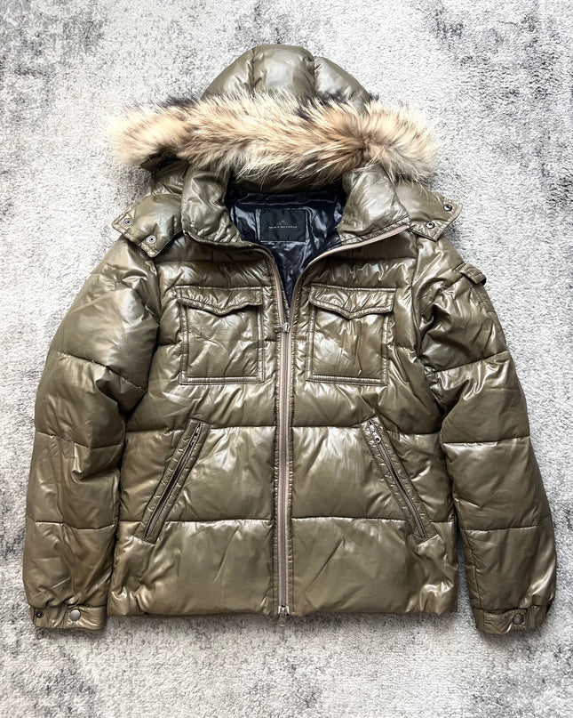 MENS MELROSE "URBAN FROST" FUR PUFFER