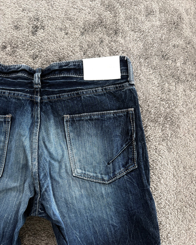 FUGA "DISTRESSED SLIM FADE" DENIM