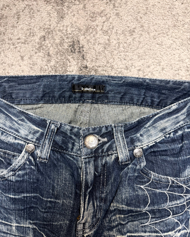 DOUBLEFOCUS "FRACTURED TIME" DENIM