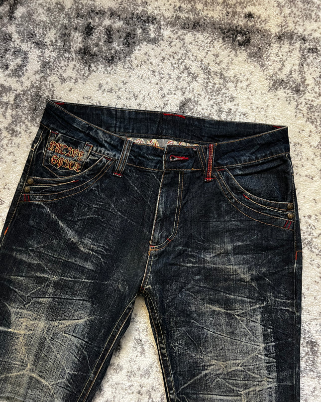 SKY BOMBER GRAPHIC DENIM