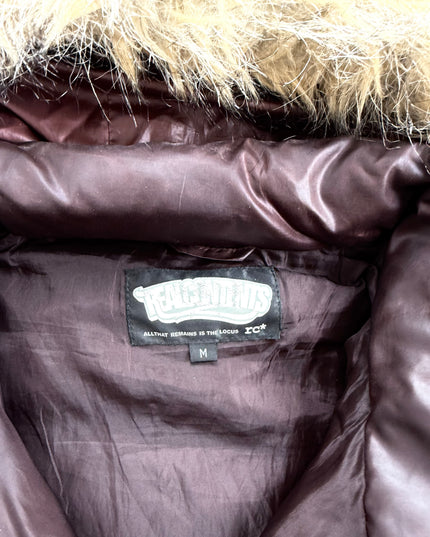 REALCONTENTS "BURGUNDY HAZE" PUFFER (M)