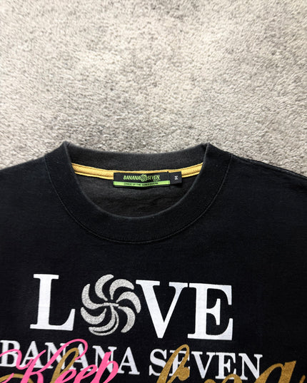 BANANA SEVEN "KEEP SURFING" TEE (S-M)