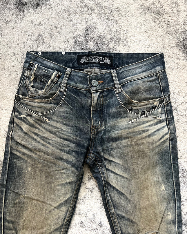 RED PEPPER MUDWASH DENIM 