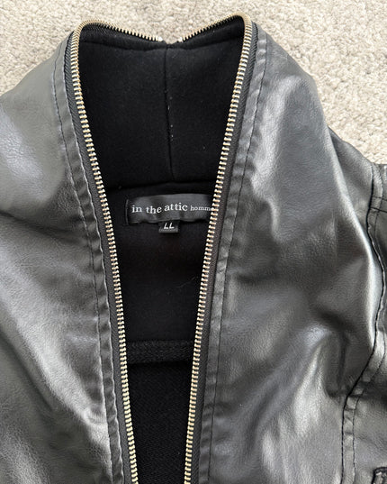 INTHEATTIC "SHADOW ZIP HYBRID" HOODIE (S-M)