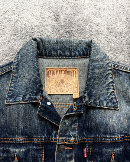 SANFORD "DEEP INDIGO RITUAL" DENIM JACKET