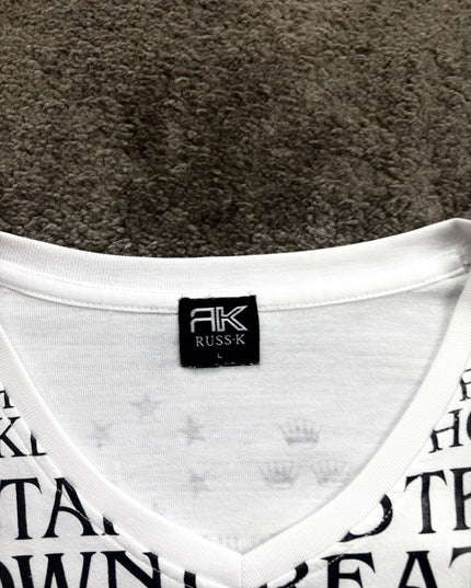 RUSS K "HYBRIDIZE STATEMENT" TEE (S)